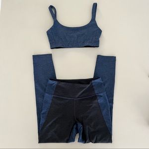 Outdoor Voices Warm-Up Bra + 3/4 Leggings Set XS